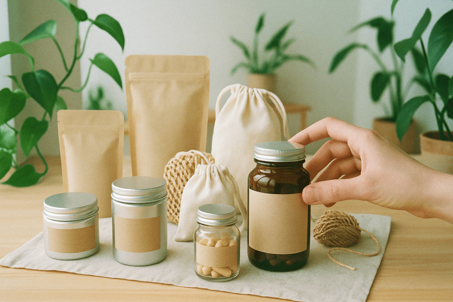 Bæredygtig emballage i kosttilskud: hvad skal du kigge efter før køb